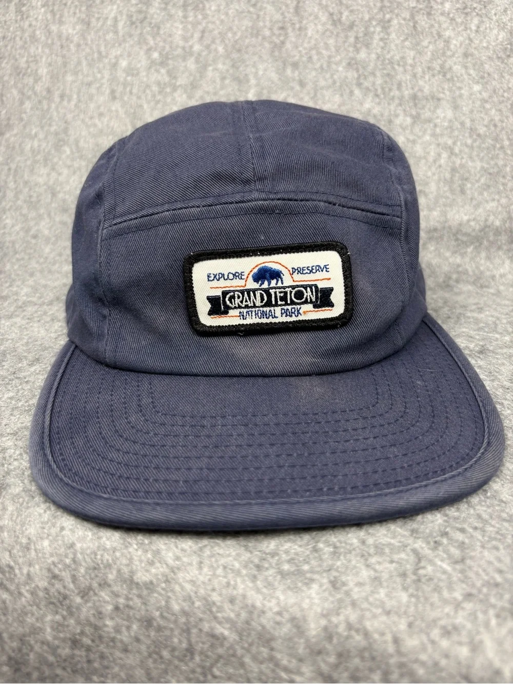 Grand Teton National Park 5 Panel Camp Hat USA